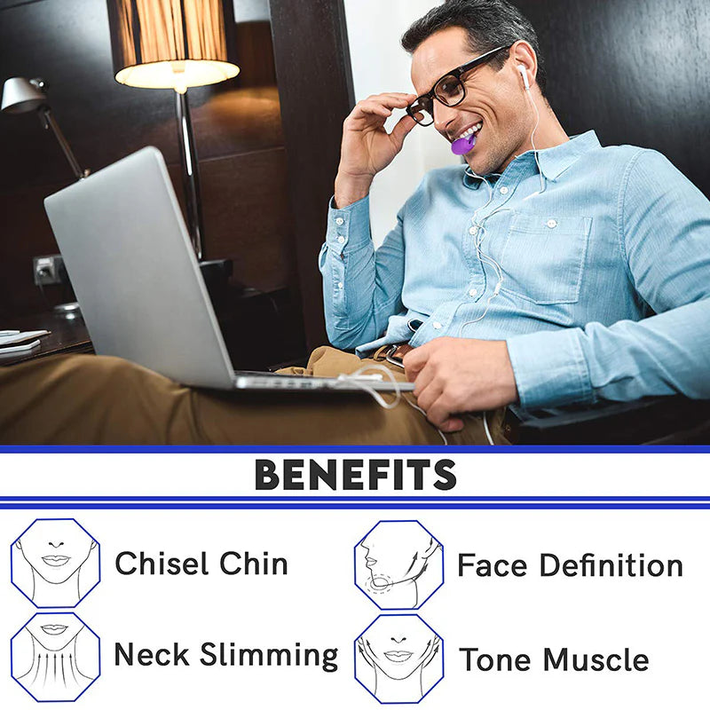 Transform Your Look with Our 3PCS Jawline Exerciser Set - Achieve a Defined Jawline with Ease!