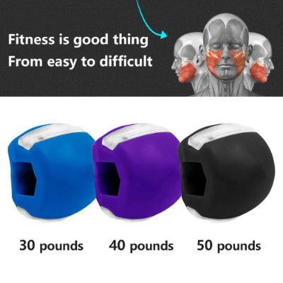 Transform Your Look with Our 3PCS Jawline Exerciser Set - Achieve a Defined Jawline with Ease!